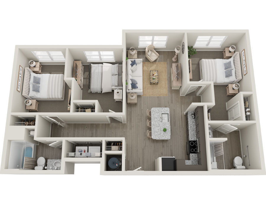 Accessible Floor Plan C1 HC